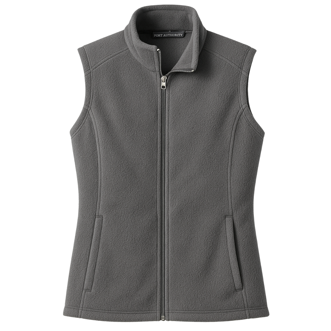 Custom Embroidered Fleece Vest – Personalized Text & Logo Vest - view 10, custom embroidered by Intriklo