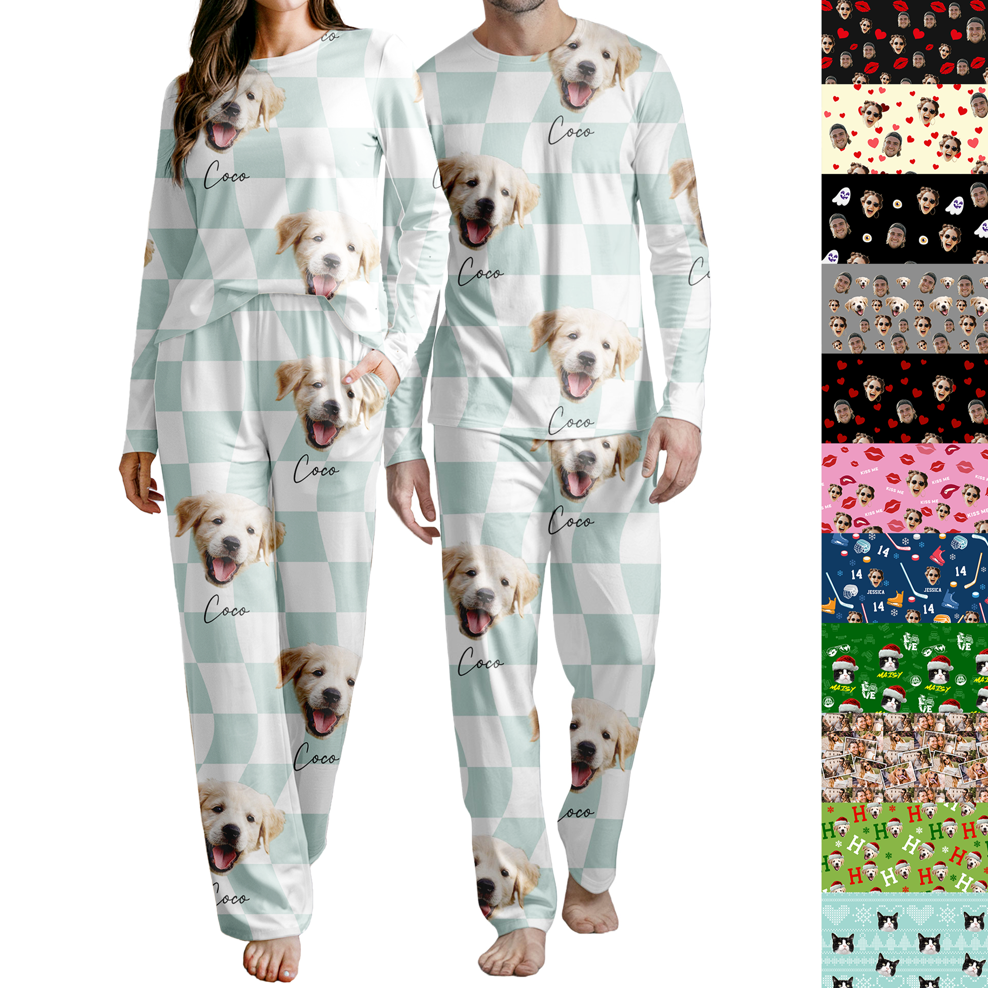 Custom Pet Pajamas - Personalized Pajamas with Your Pet’s Face | Funny Dog and Cat Pajamas 13
