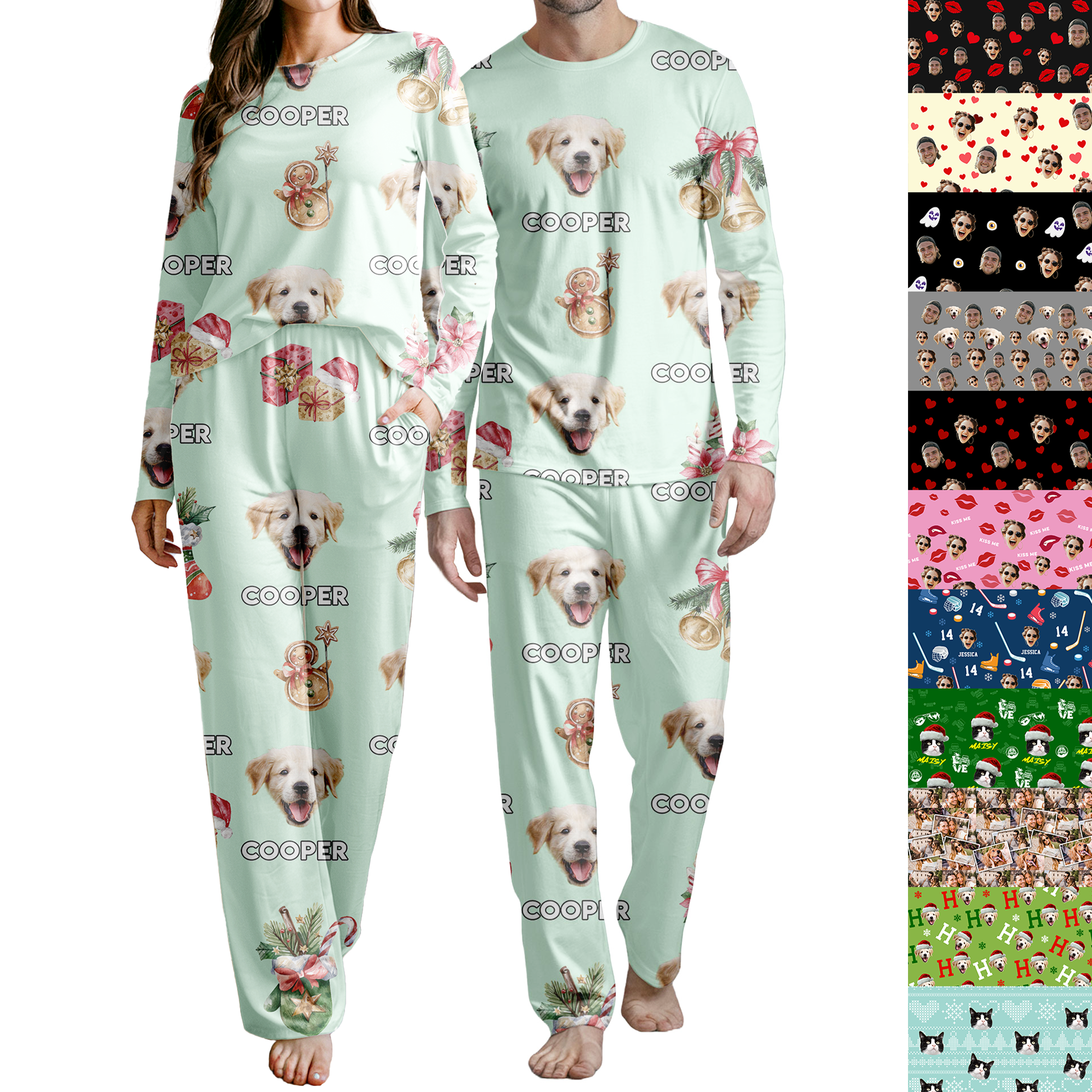 Custom Pet Pajamas - Personalized Pajamas with Your Pet’s Face | Funny Dog and Cat Pajamas 16