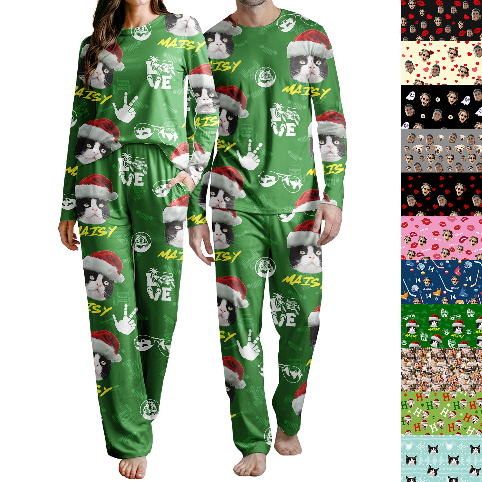 Custom Pet Pajamas - Personalized Pajamas with Your Pet’s Face | Funny Dog and Cat Pajamas 15