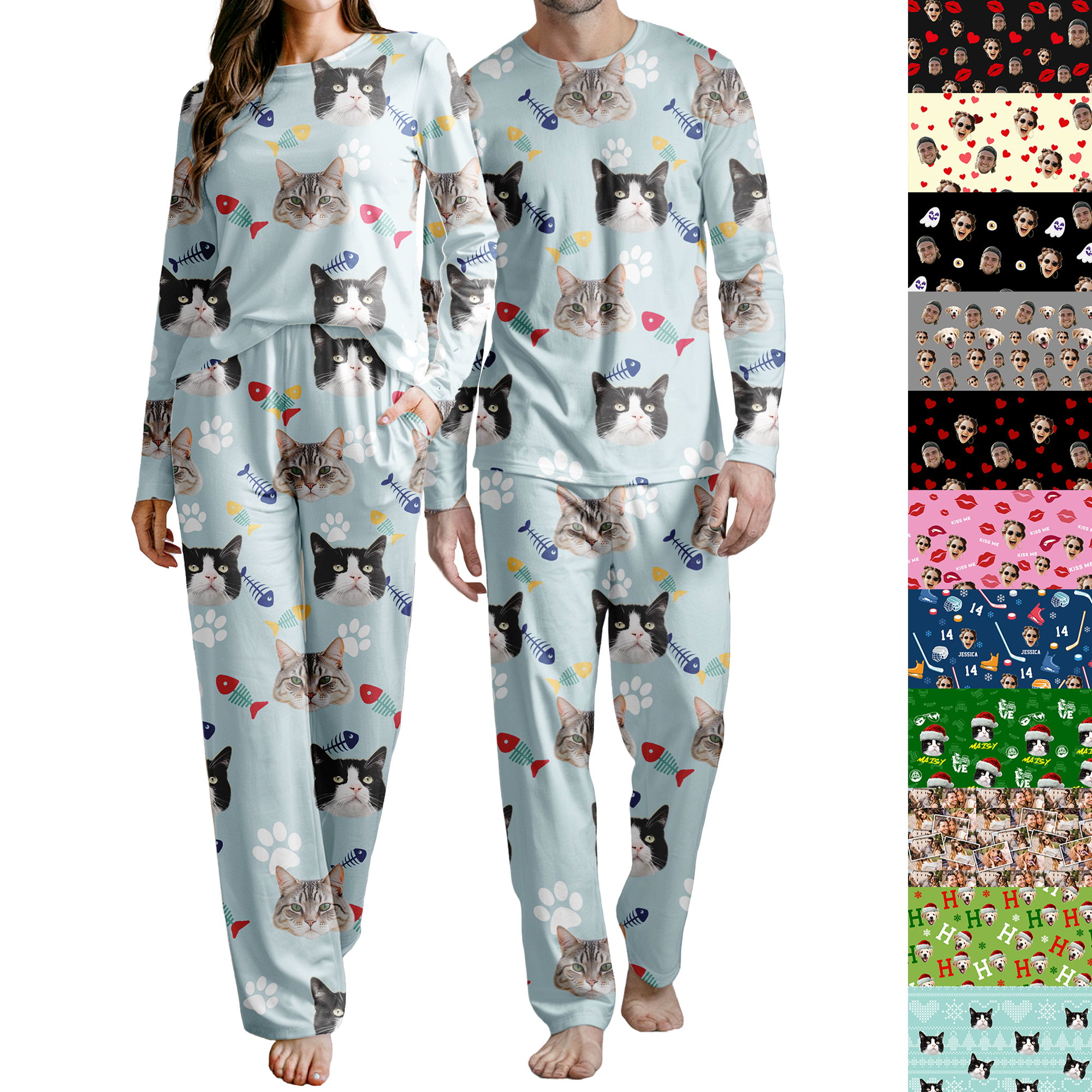 Custom Pet Pajamas - Personalized Pajamas with Your Pet’s Face | Funny Dog and Cat Pajamas 2