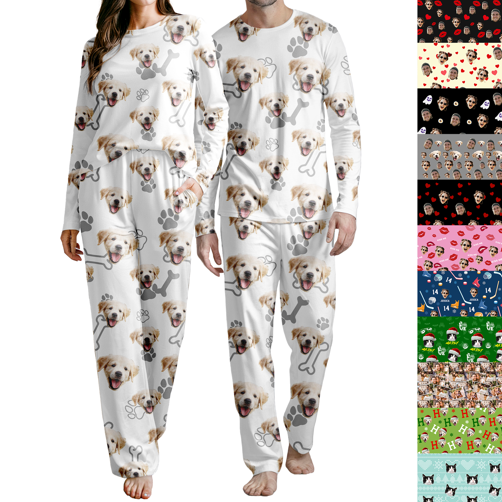 Custom Pet Pajamas - Personalized Pajamas with Your Pet’s Face | Funny Dog and Cat Pajamas 3