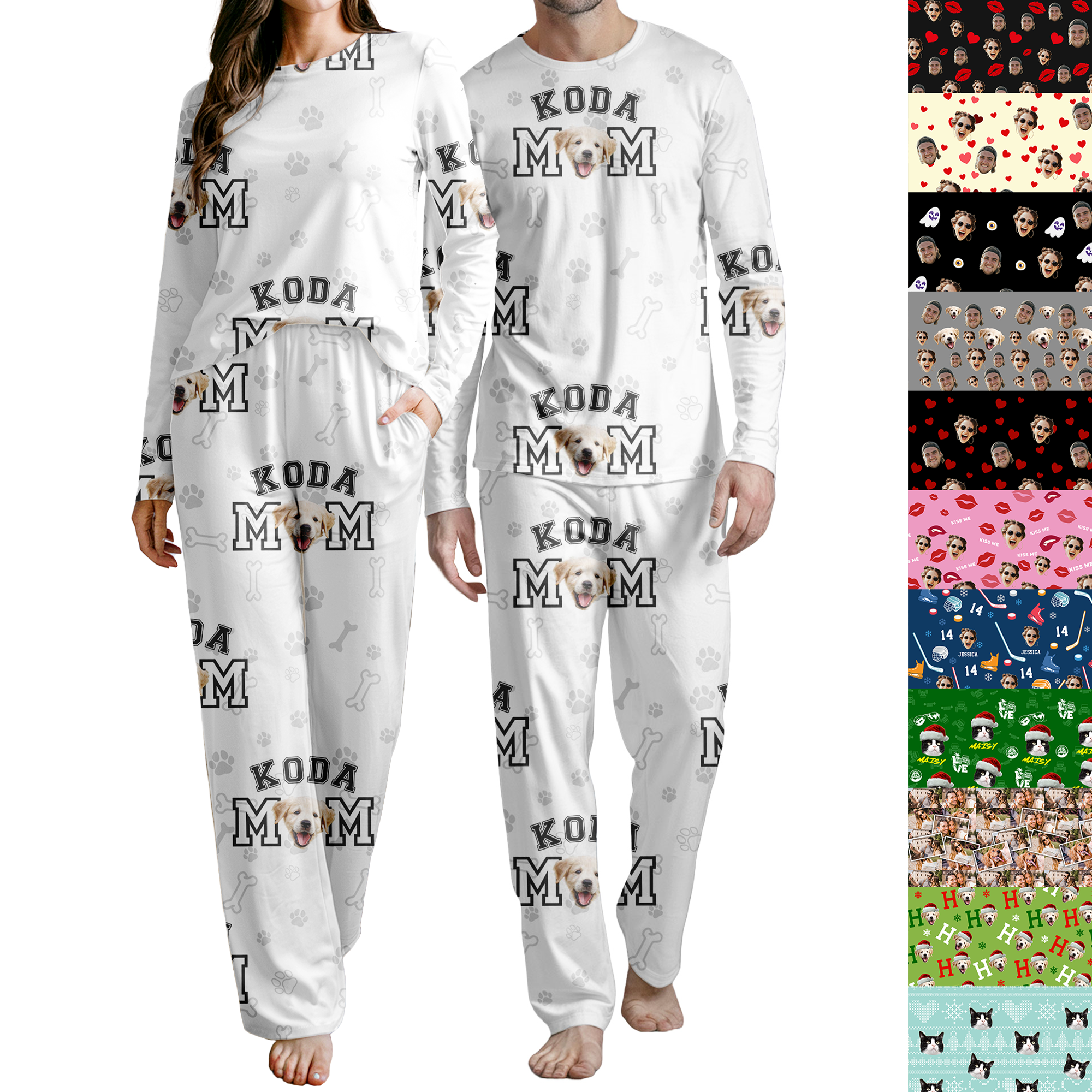 Custom Pet Pajamas - Personalized Pajamas with Your Pet’s Face | Funny Dog and Cat Pajamas 7