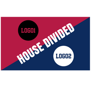 Custom House Divided Doormat | Personalized Sports Mat 5 - view 12, custom embroidered by Intriklo