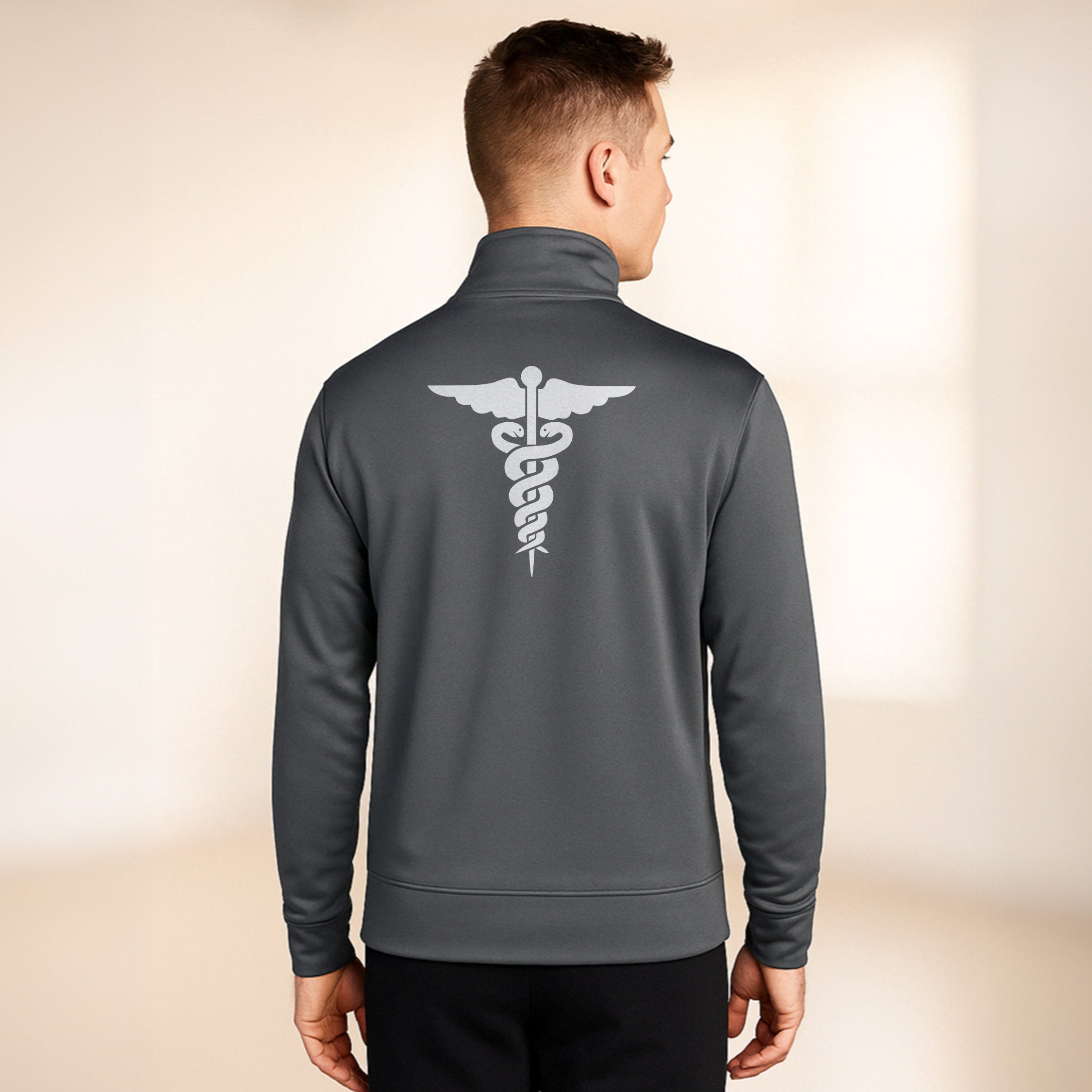 Custom Medical Dry-Fit Jacket – Embroidered Logo, Name & Department 18