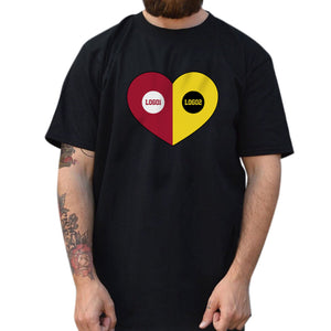 Personalized House Divided Sports Shirt – Any Teams, Any League 2 - detail view, custom embroidered by Intriklo