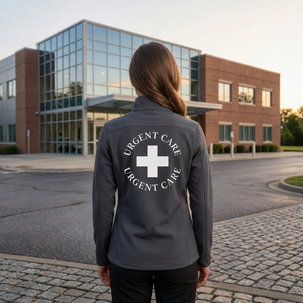 Custom Urgent Care Nurse Embroidered Fleece Jacket | Personalized Urgent Care RN Zip-Up