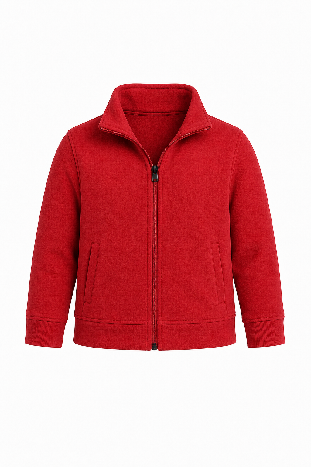 Personalized Kids Figure Skating Fleece Jacket | Custom Name Embroidered White Ice Skate Hot Pink Zip-Up