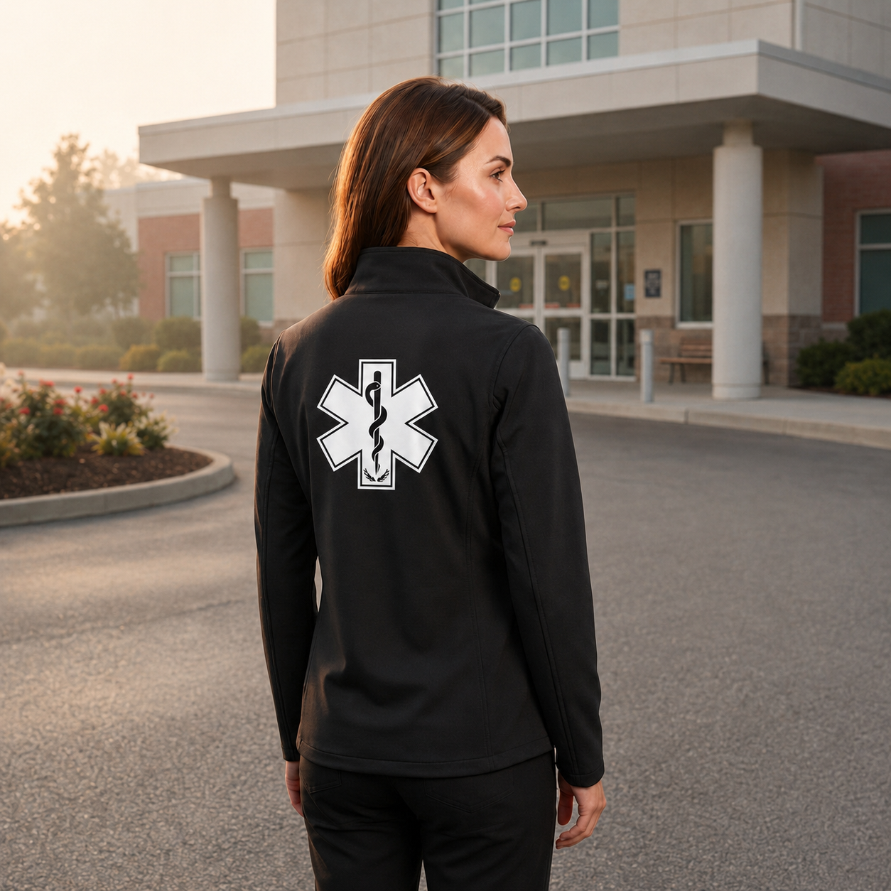 Custom Emergency Medical Nurse Embroidered Fleece Jacket | Personalized EMS RN Zip-Up