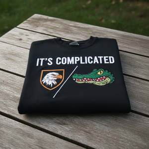 Custom Embroidered House Divided Sweatshirt Hoodie – Personalized Rival Teams 3 - view 3, custom embroidered by Intriklo