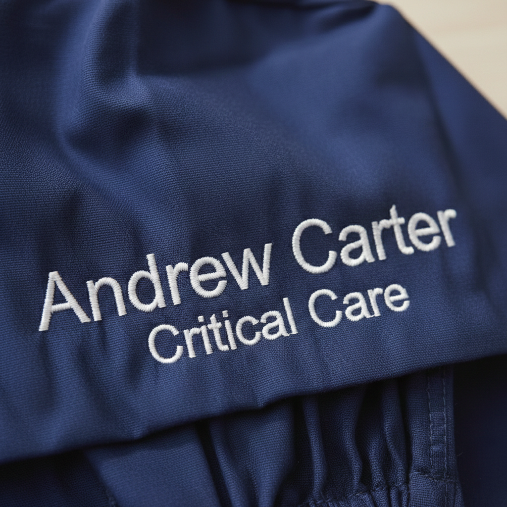 Critical Care Embroidered Scrub Cap