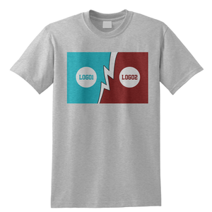 Personalized House Divided Sports Shirt – Any Teams, Any League 7 - front view, custom embroidered apparel by Intriklo