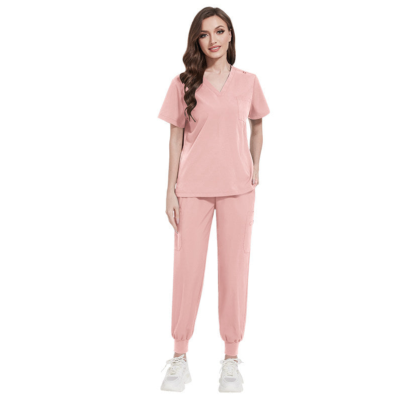 Niaahinn quick-dry hand sanitizer gown, short-sleeve doctor, operating room hand scrub suit, isolation gown, dental clinic, surgical gown