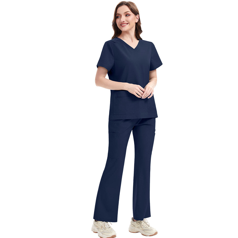 NiaaHinn Foreign Trade Fashion Quick-Dry Thin Wash Set Can Be Layered with Plus Size Women's and Men's Doctor and Nurse Uniforms