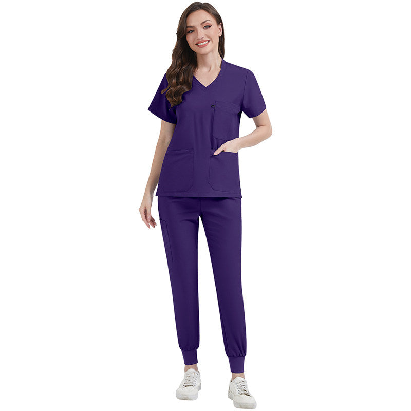 NiaaHinn Private Hospital Clinic Doctor Nurse Hand Gowns Comfortable Breathable Multi Pocket Overalls Nurse Uniform