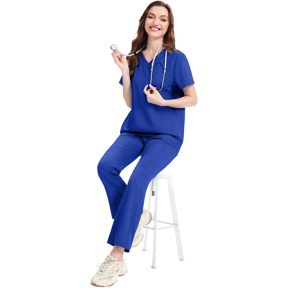 NiaaHinn Foreign Trade Fashion Quick-Dry Thin Wash Set Can Be Layered with Plus Size Women's and Men's Doctor and Nurse Uniforms