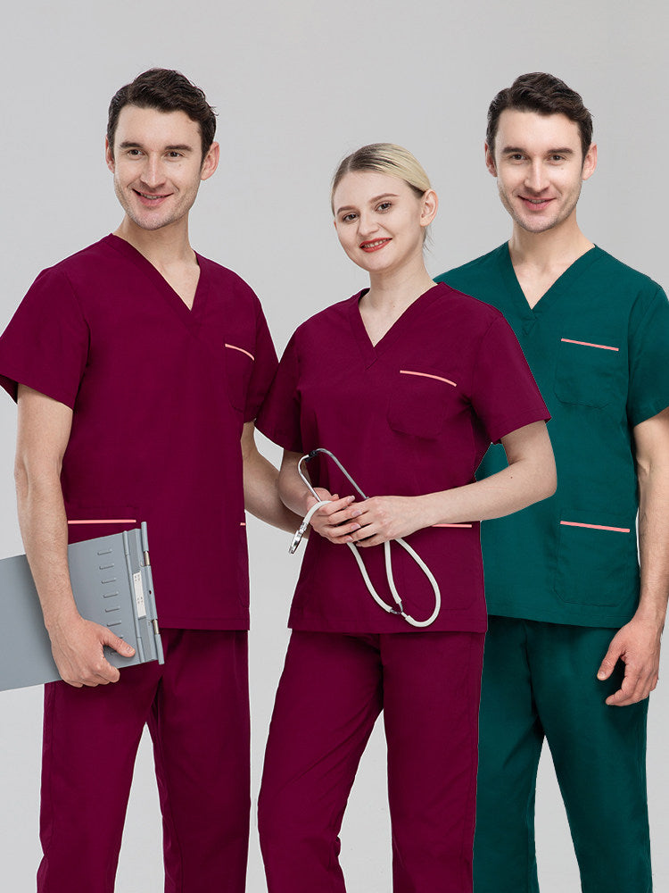 Korean hand washing clothes, polyester cotton surgical gowns, female dentist sets, dental casual work clothes, brush hand clothes, beauty clothes