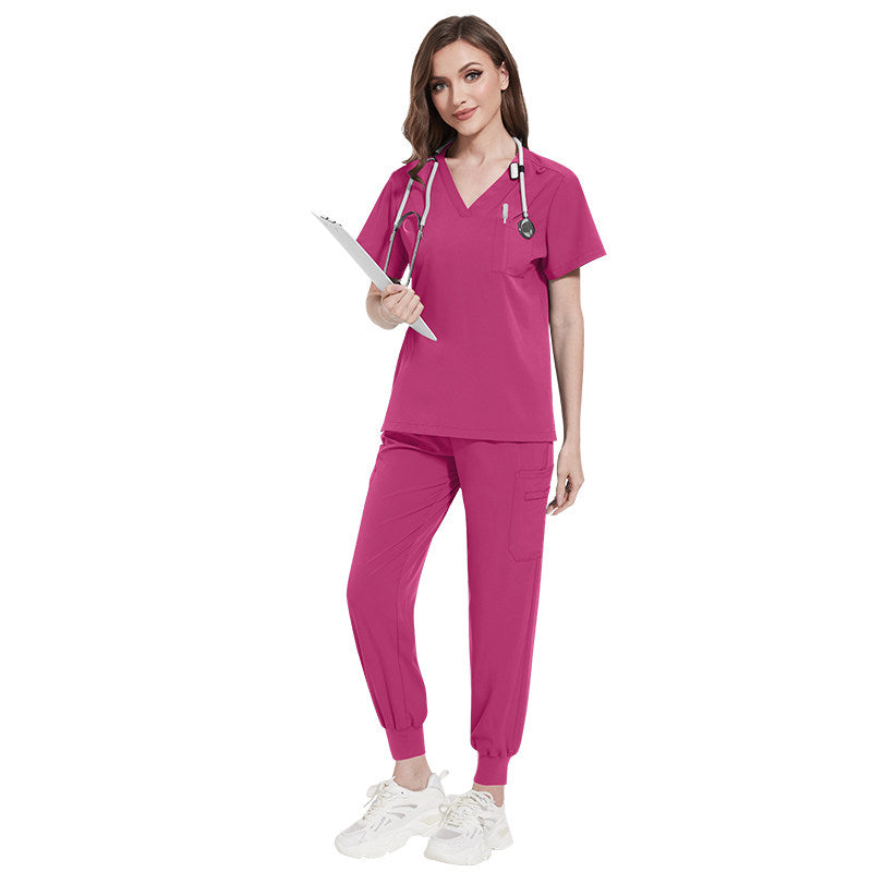 Niaahinn quick-dry hand sanitizer gown, short-sleeve doctor, operating room hand scrub suit, isolation gown, dental clinic, surgical gown