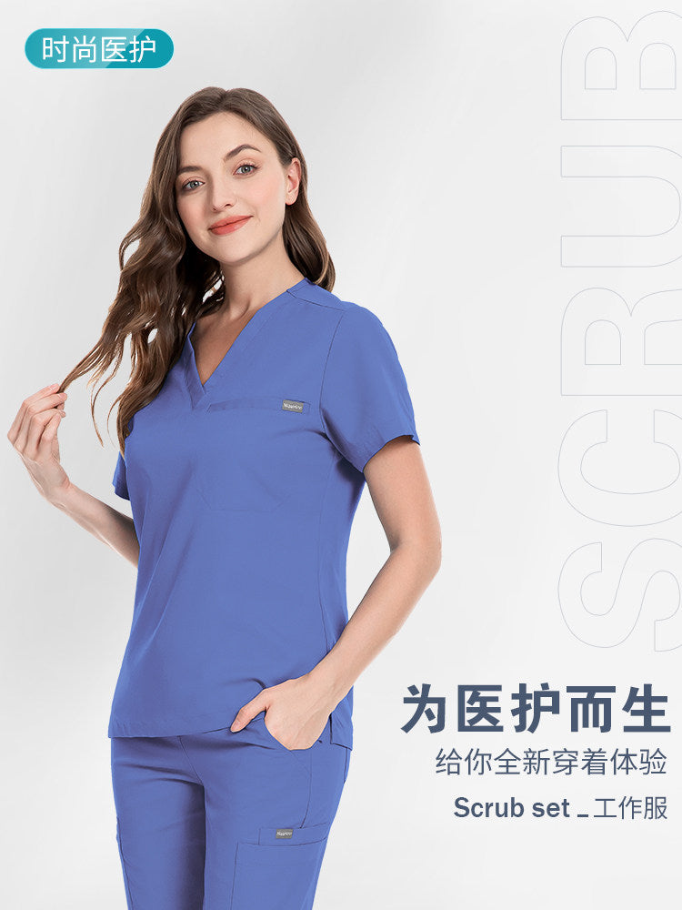 Unisex comfortable loose hand clothes, operating room doctors, nurses, work clothes, stretch quick-drying, high-quality uniforms