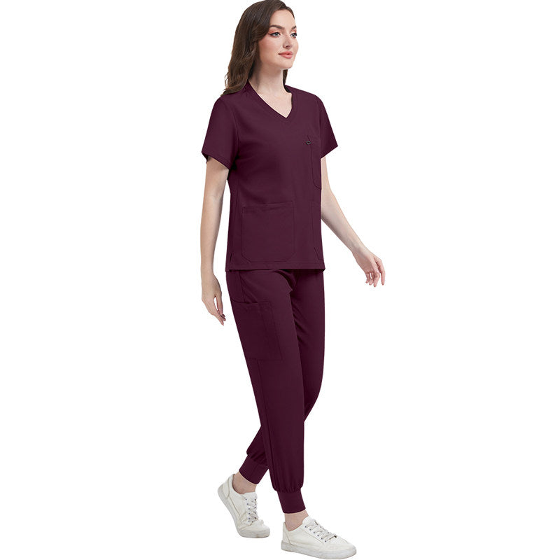 NiaaHinn Private Hospital Clinic Doctor Nurse Hand Gowns Comfortable Breathable Multi Pocket Overalls Nurse Uniform