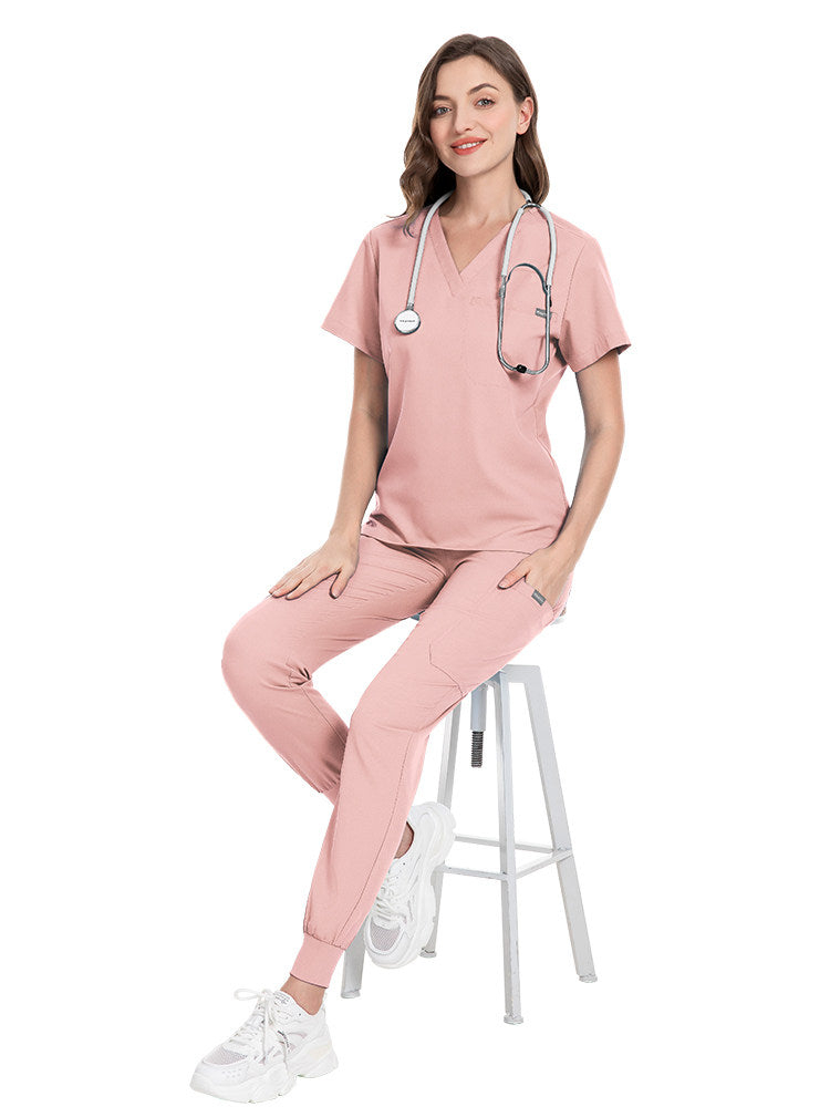 Unisex comfortable loose hand clothes, operating room doctors, nurses, work clothes, stretch quick-drying, high-quality uniforms