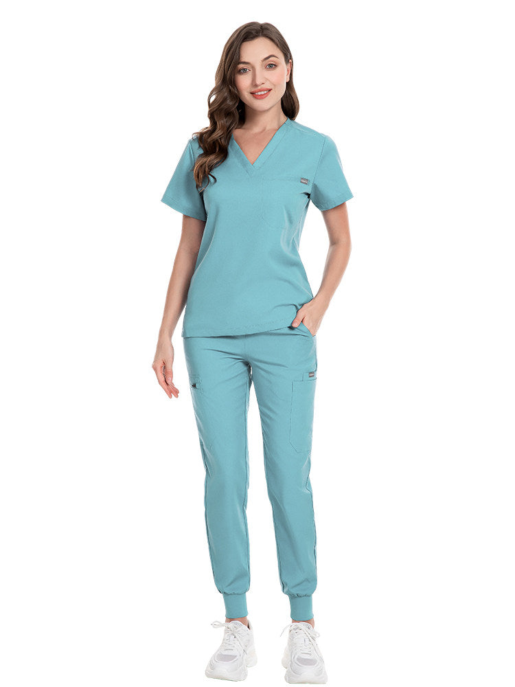 Unisex comfortable loose hand clothes, operating room doctors, nurses, work clothes, stretch quick-drying, high-quality uniforms