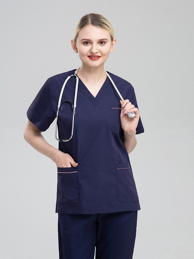 Korean hand washing clothes, polyester cotton surgical gowns, female dentist sets, dental casual work clothes, brush hand clothes, beauty clothes