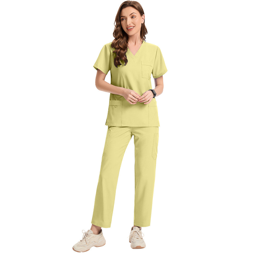 Nianqing nurse uniforms, hand clothes, operating room clothes, isolation clothes, men's and women's dental clinic uniforms, short-sleeved men and women's uniforms