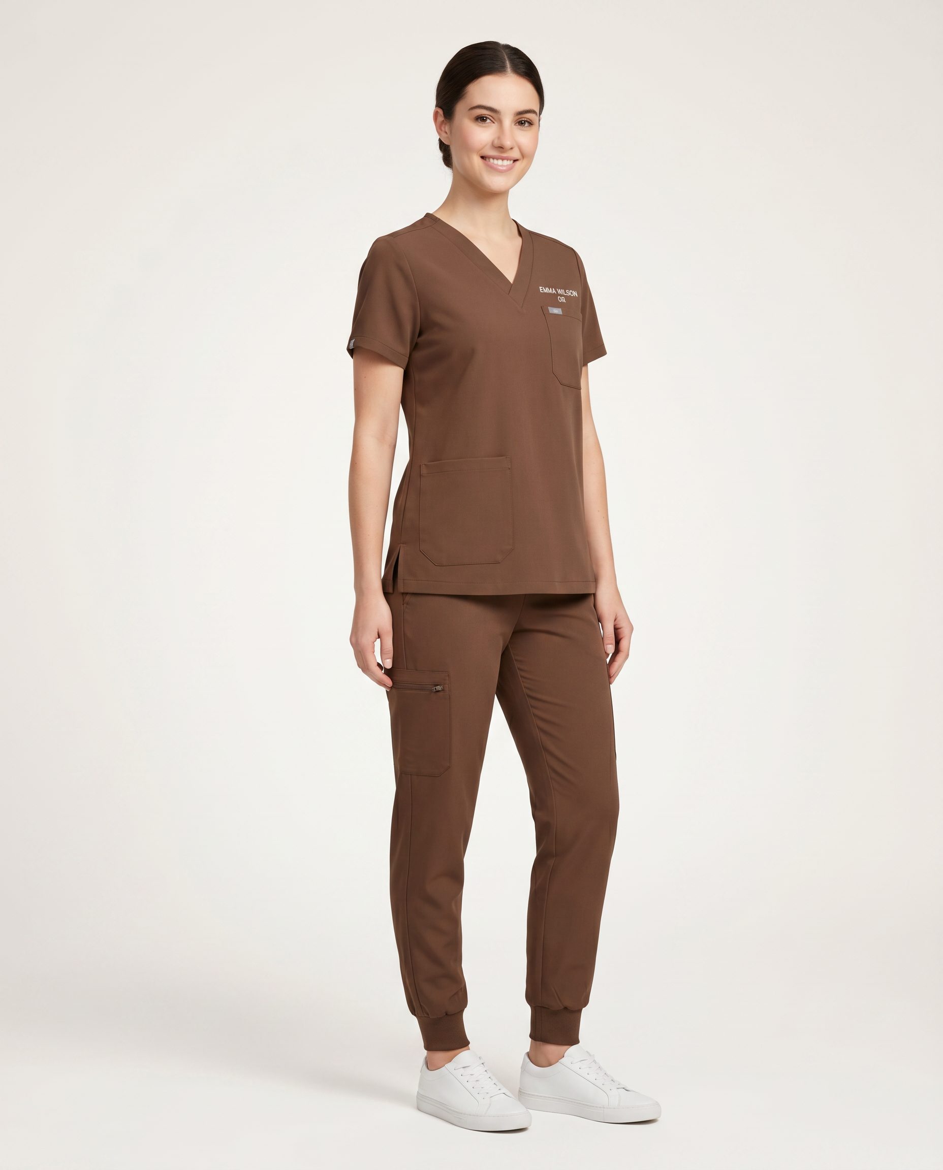 Custom Embroidered Doctor & Nurse Scrub Set