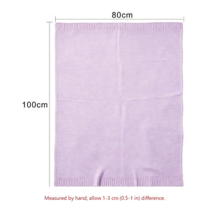 Blanket size diagram, 80 x 100 cm