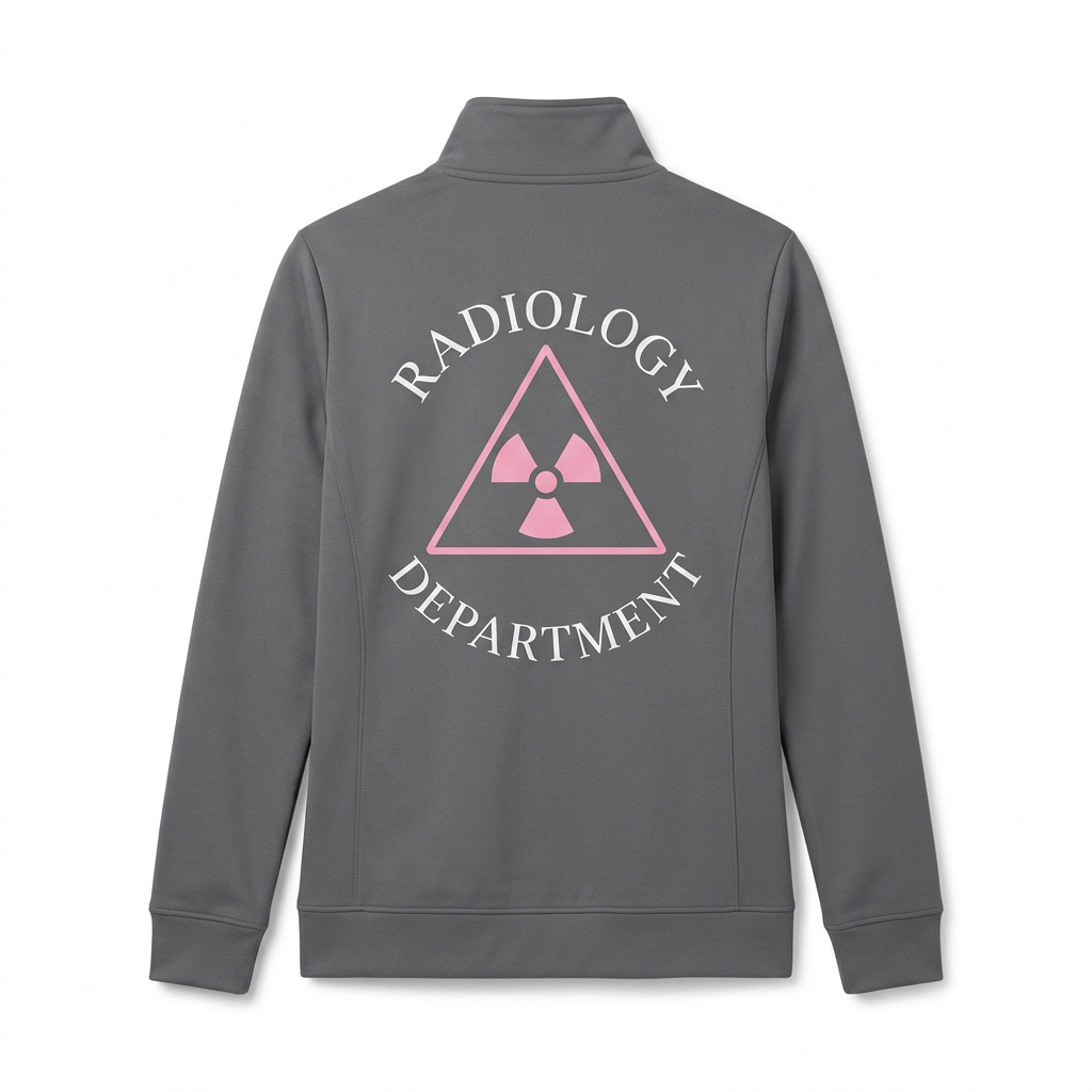 Custom Radiology Department Tech Embroidered Fleece Jacket | Personalized Radiology Tech Zip-Up