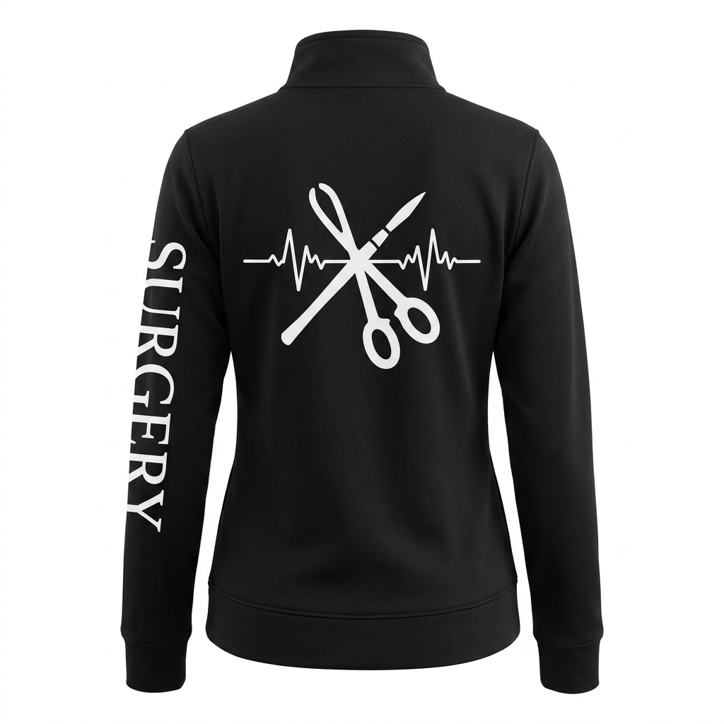 Custom Travel Nurse Embroidered Fleece Jacket | Personalized Travel RN Zip-Up