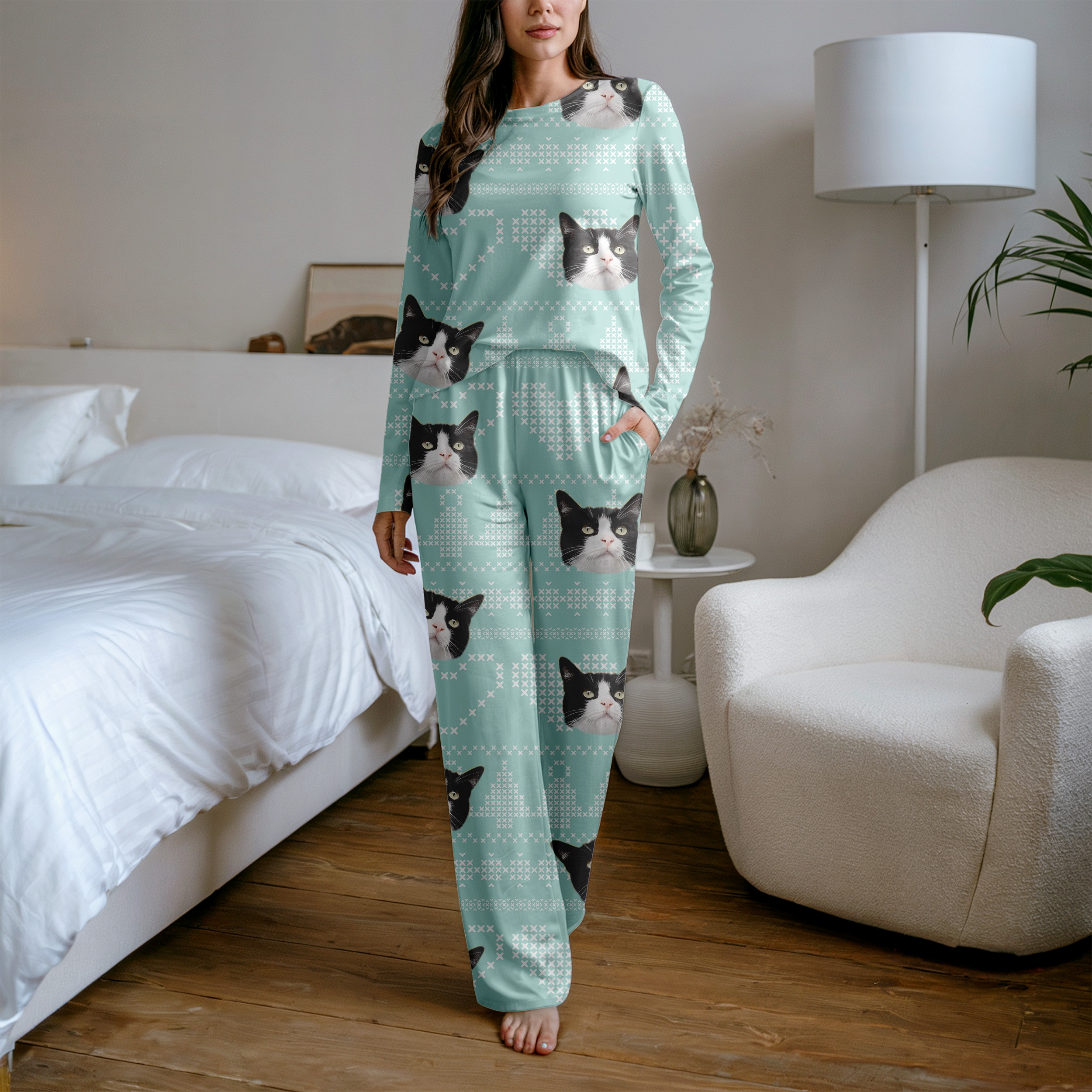 Custom Pet Pajamas - Personalized Pajamas with Your Pet’s Face | Funny Dog and Cat Pajamas 12