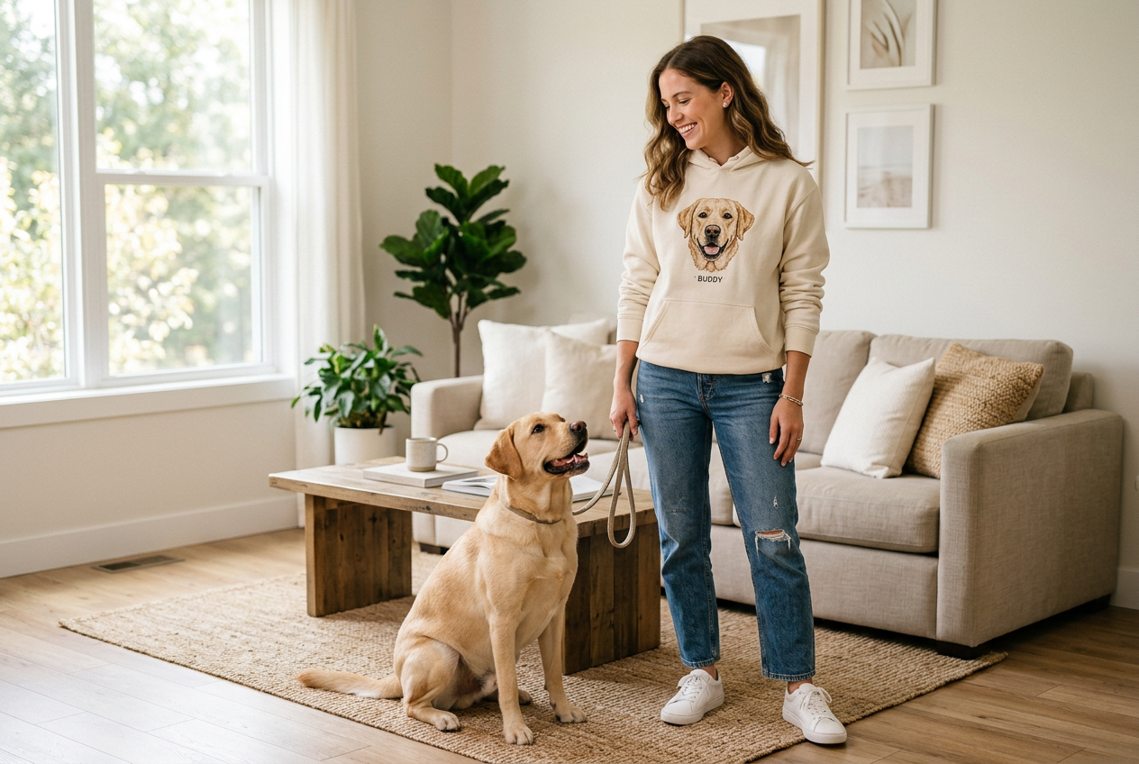 How to Style Your Custom Pet Embroidered Hoodie Year-Round