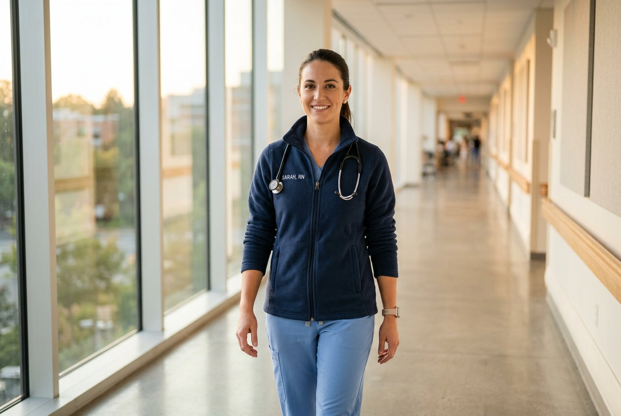 Custom Nurse Fleece Jacket Ideas for Healthcare Workers