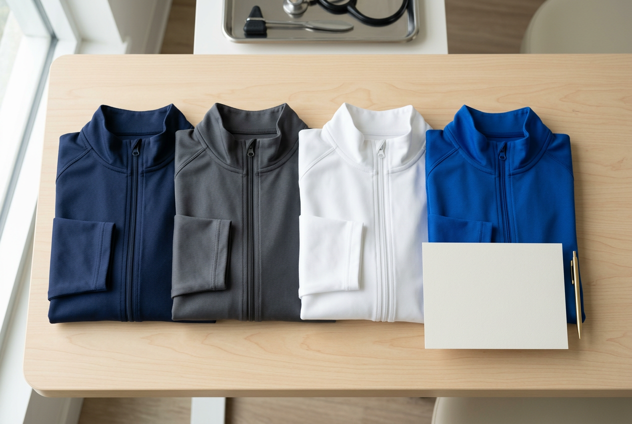 Medical Dry-Fit Jacket Guide: Custom Name, Logo, Department, and Team Apparel Ideas