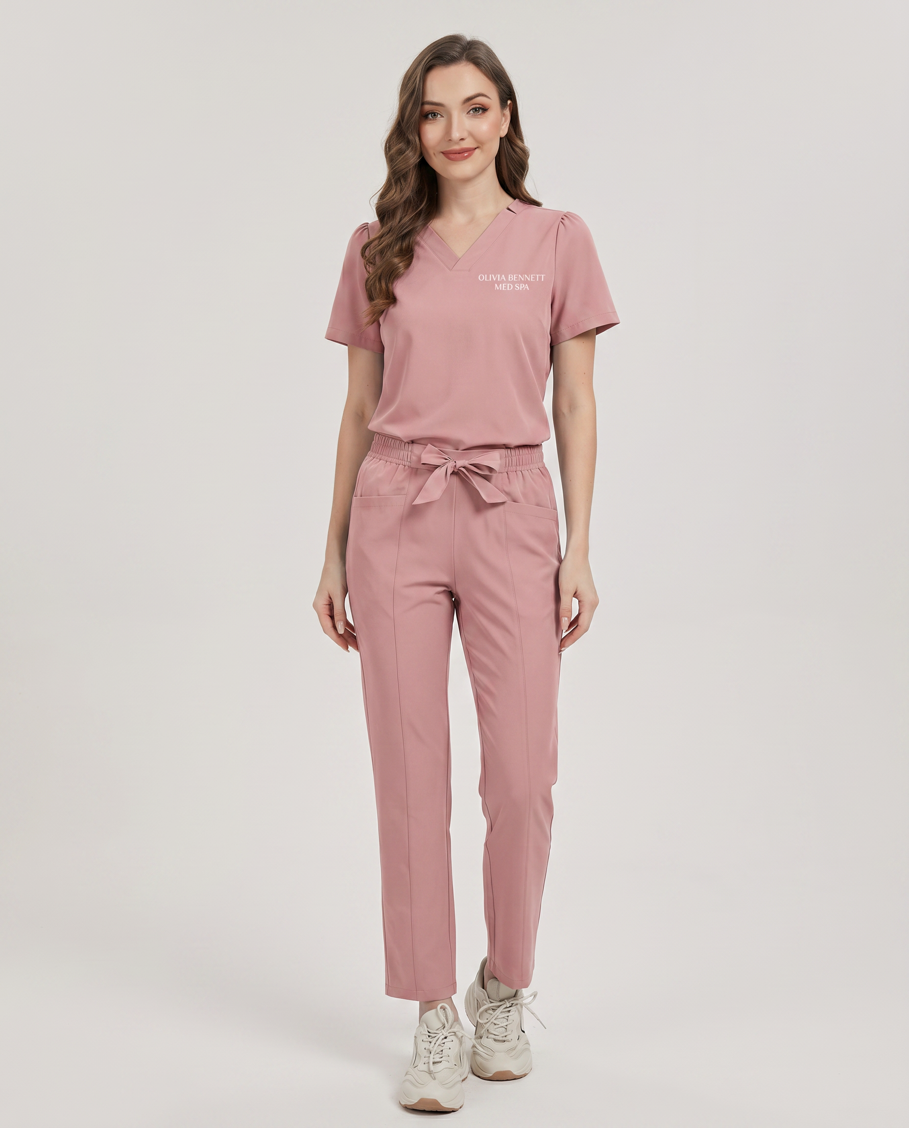 Custom Name Embroidered Medical Scrubs