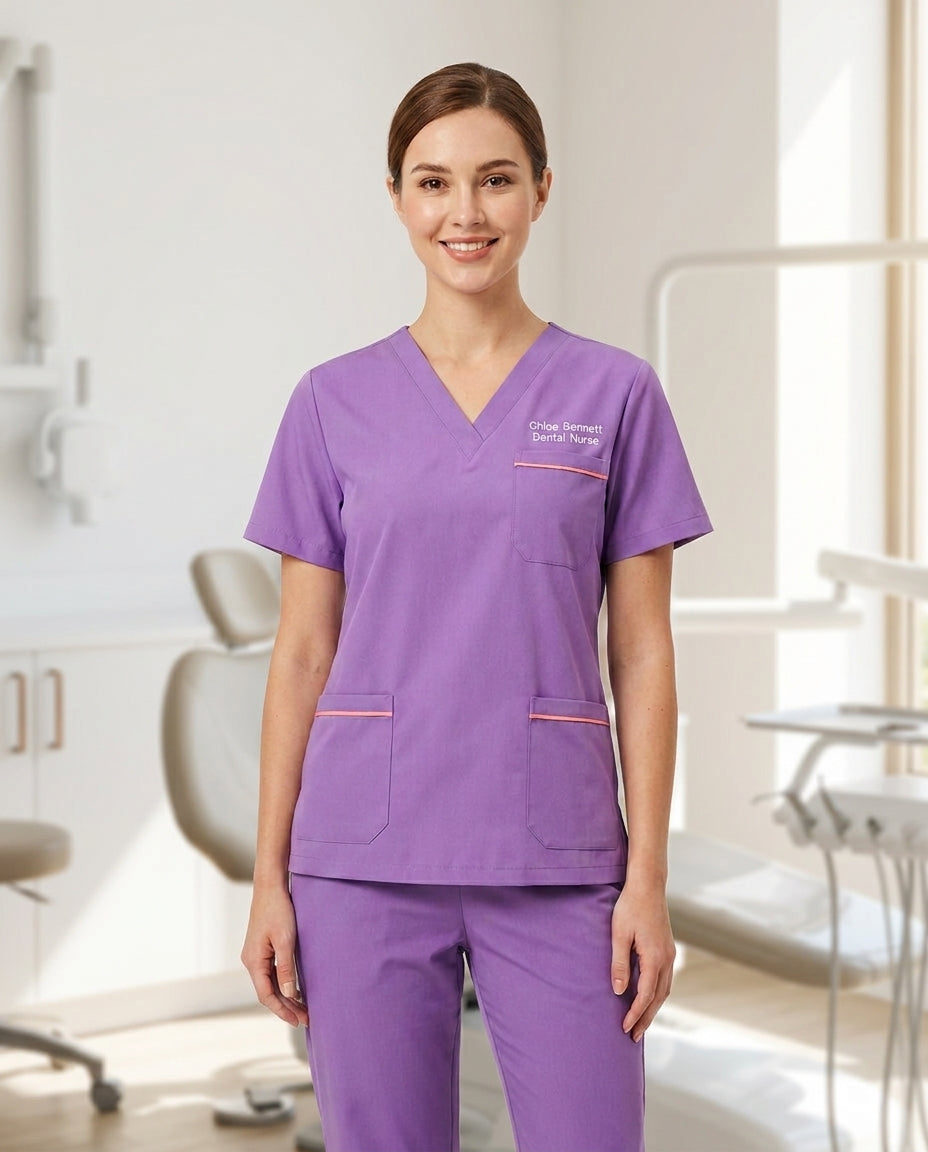 Korean hand washing clothes, polyester cotton surgical gowns, female dentist sets, dental casual work clothes, brush hand clothes, beauty clothes