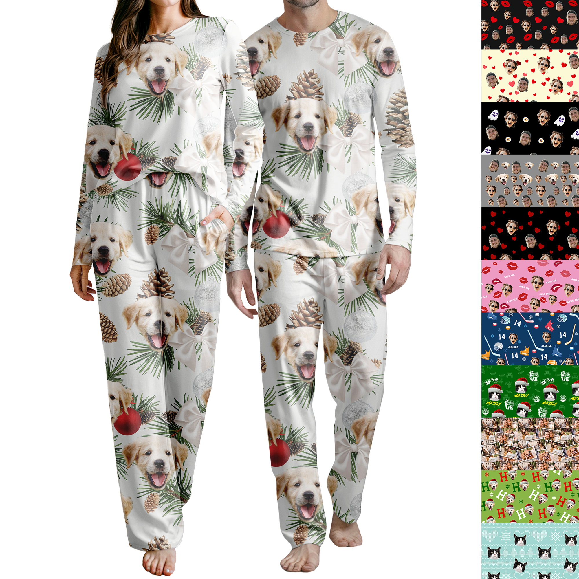 Custom Pet Pajamas - Personalized Pajamas with Your Pet’s Face | Funny Dog and Cat Pajamas 10