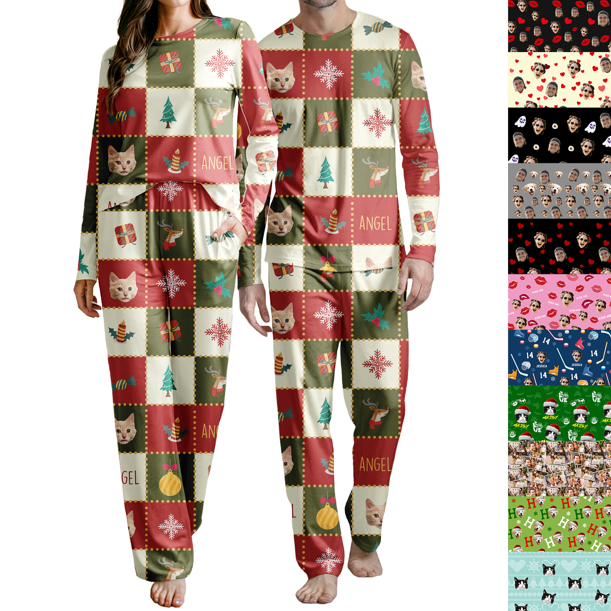 Custom Pet Pajamas - Personalized Pajamas with Your Pet’s Face | Funny Dog and Cat Pajamas 6