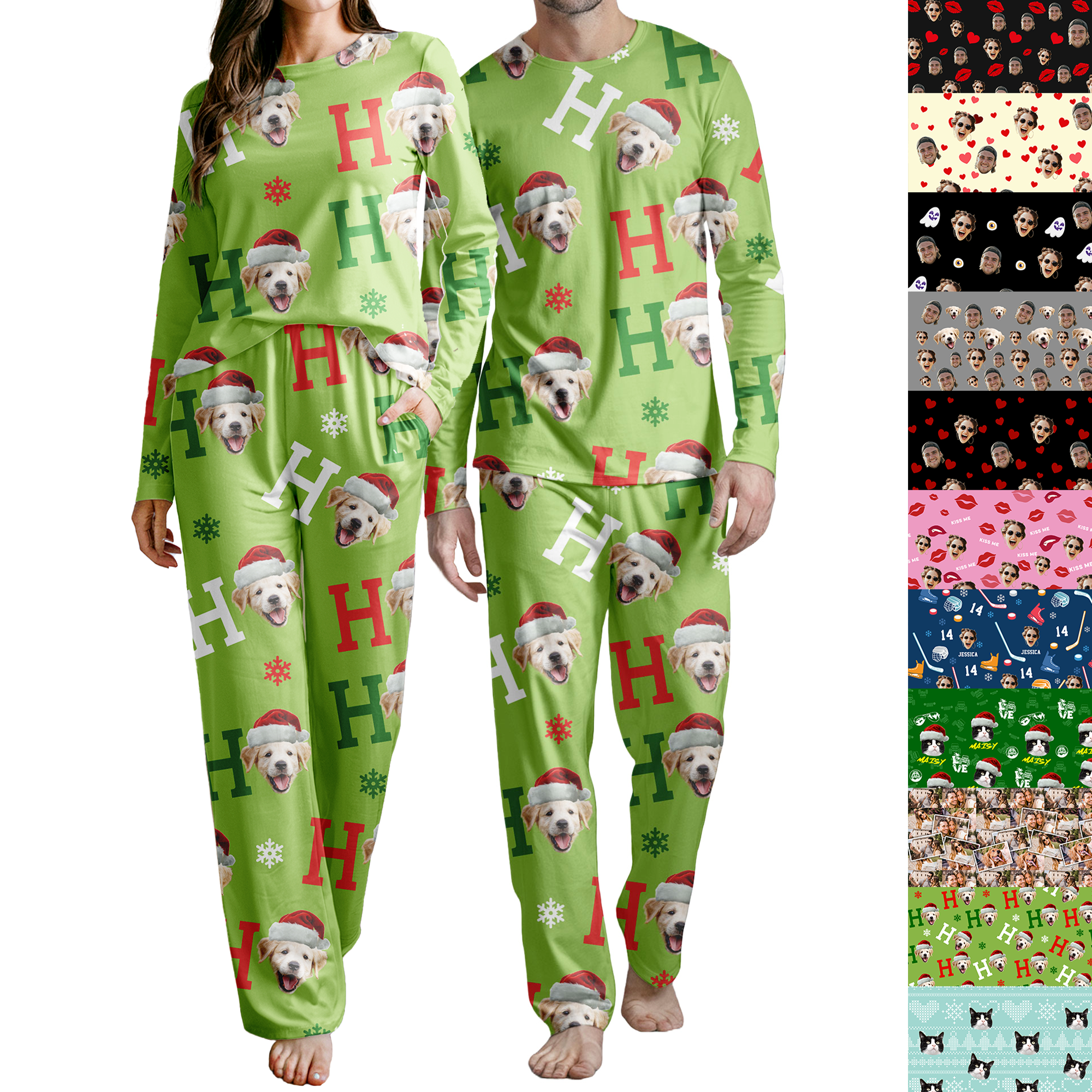 Custom Pet Pajamas - Personalized Pajamas with Your Pet’s Face | Funny Dog and Cat Pajamas 14