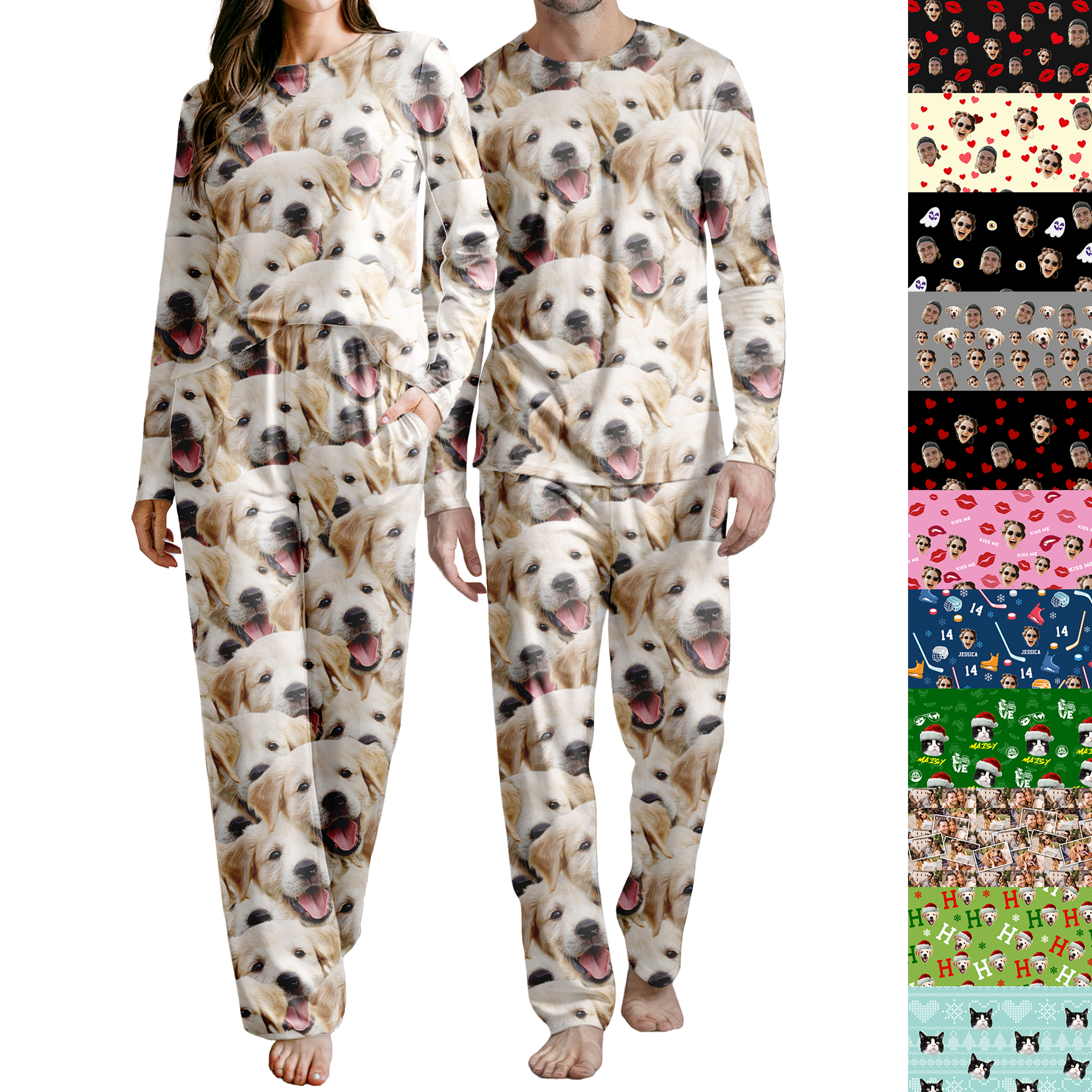Custom Pet Pajamas - Personalized Pajamas with Your Pet’s Face | Funny Dog and Cat Pajamas 4