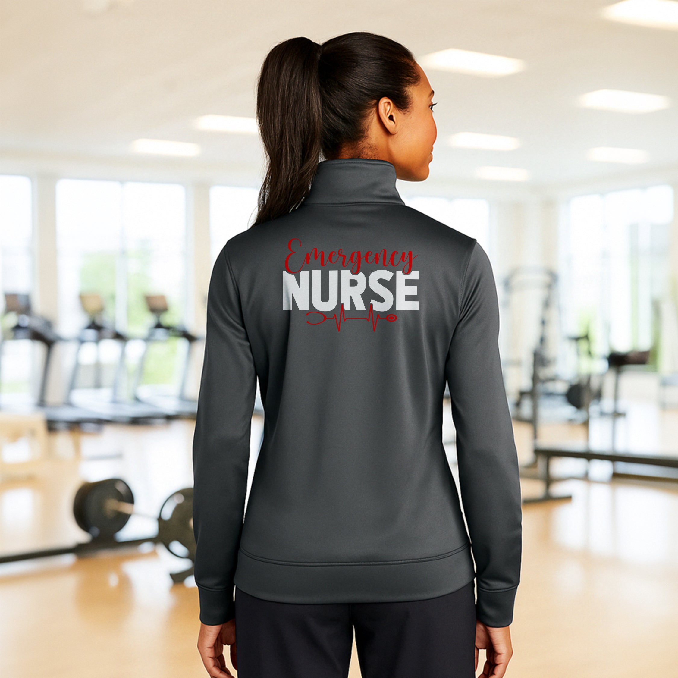 Custom Medical Dry-Fit Jacket – Embroidered Logo, Name & Department 10