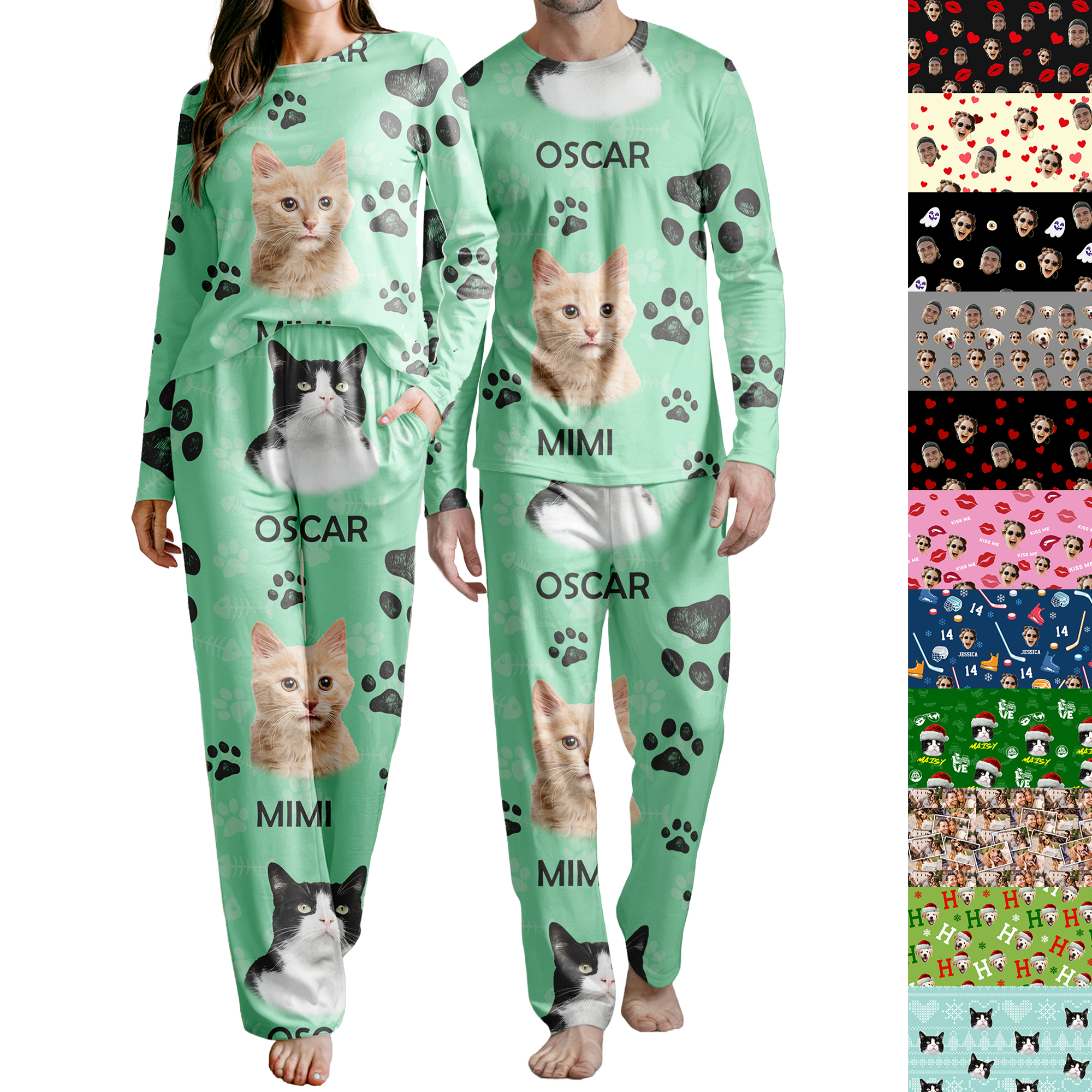 Custom Pet Pajamas - Personalized Pajamas with Your Pet’s Face | Funny Dog and Cat Pajamas 8
