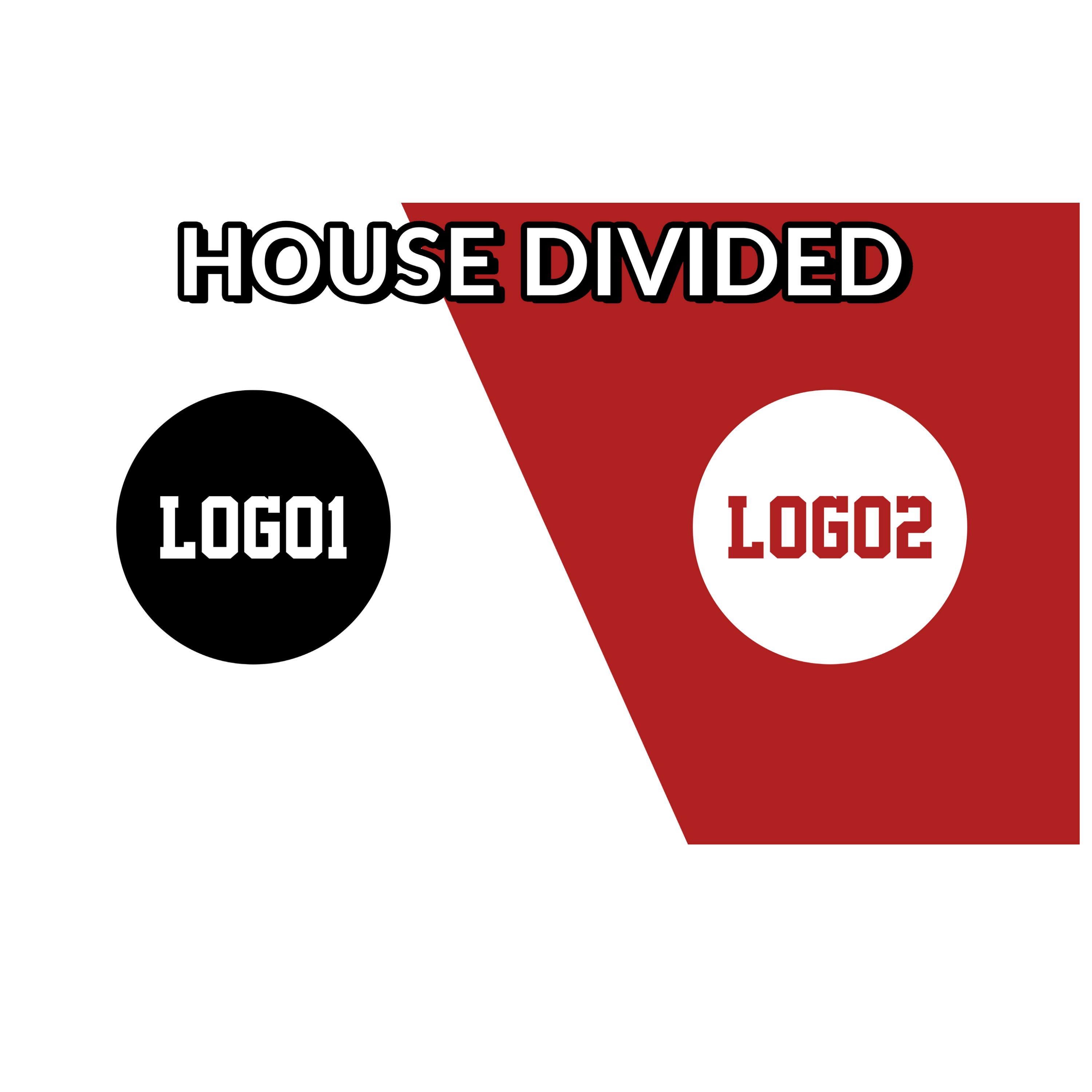 Custom House Divided Doormat | Personalized Sports Mat 5 - view 14, custom embroidered by Intriklo