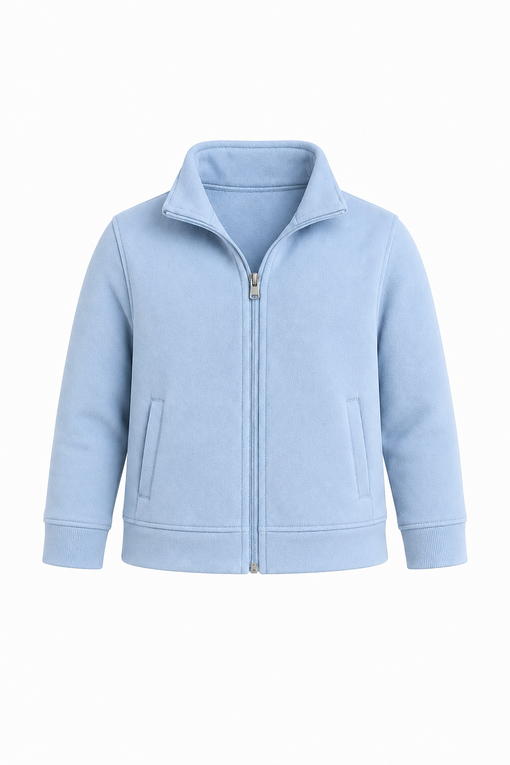 Personalized Kids Ice Skating Fleece Jacket | Custom Name Embroidered Skates Pink Bows Cream Zip-Up