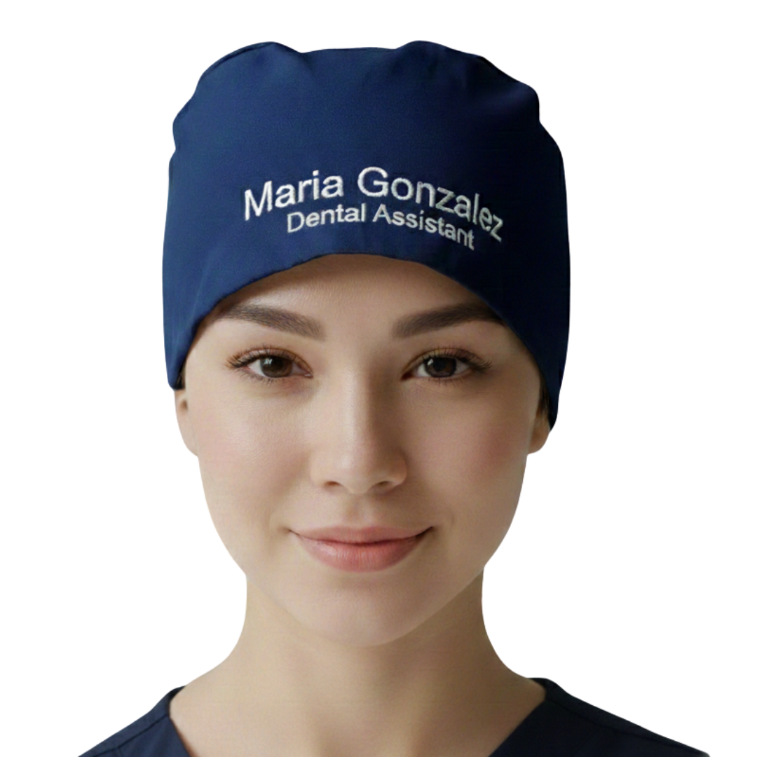 Dental Assistant Embroidered Scrub Cap