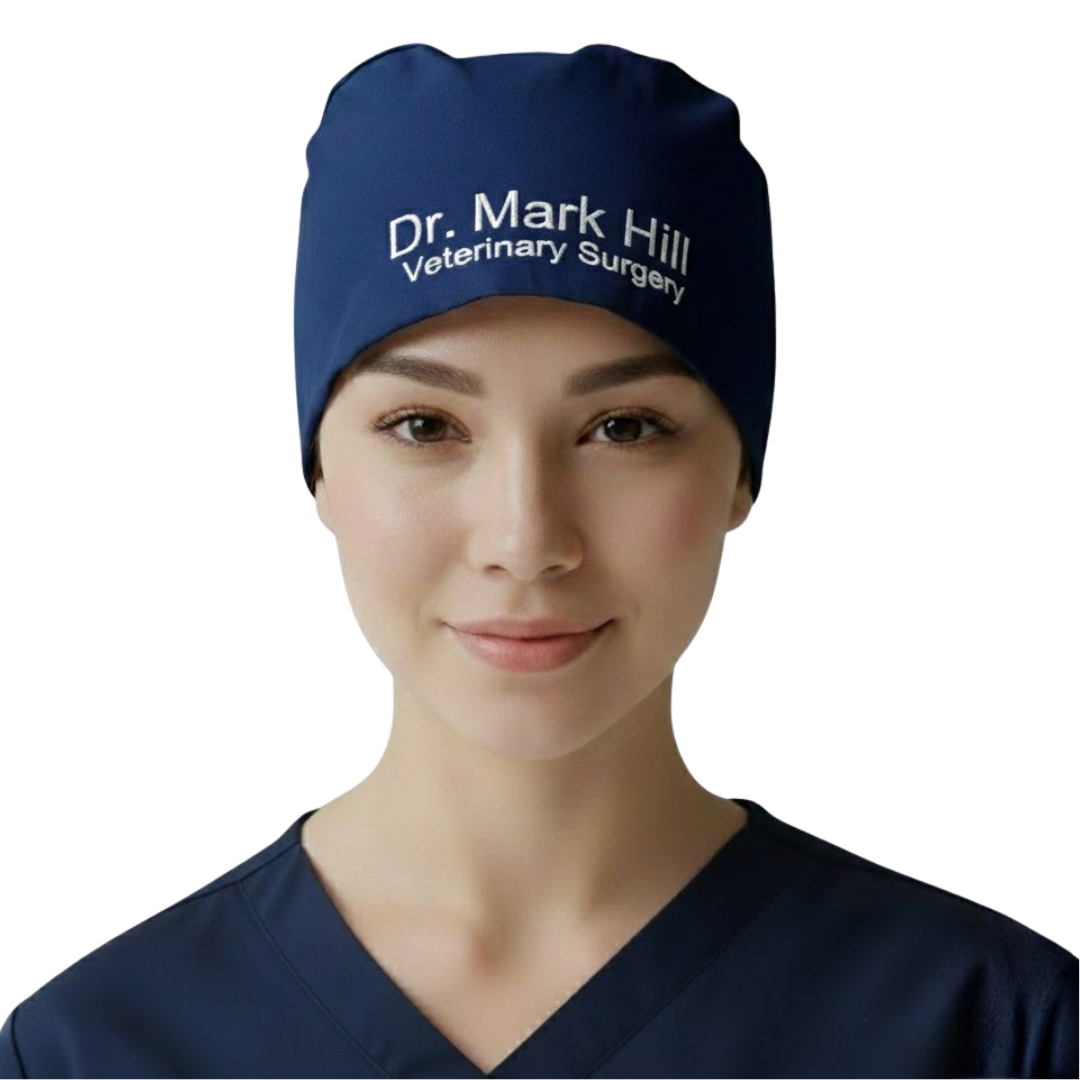 Veterinary Surgery Embroidered Scrub Cap