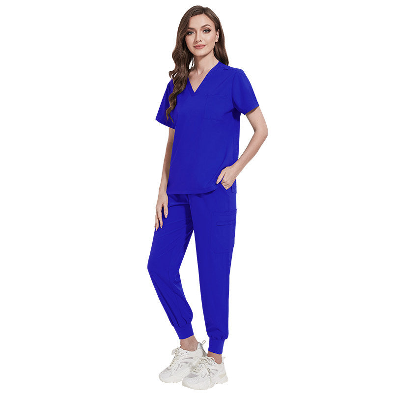 Niaahinn quick-dry hand sanitizer gown, short-sleeve doctor, operating room hand scrub suit, isolation gown, dental clinic, surgical gown