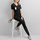 Nian Qing brush hand clothes, female dentist work clothes, short sleeve men's hand clothes, new operating room, beauty salon nurse uniforms
